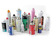 Aerosol spray cans